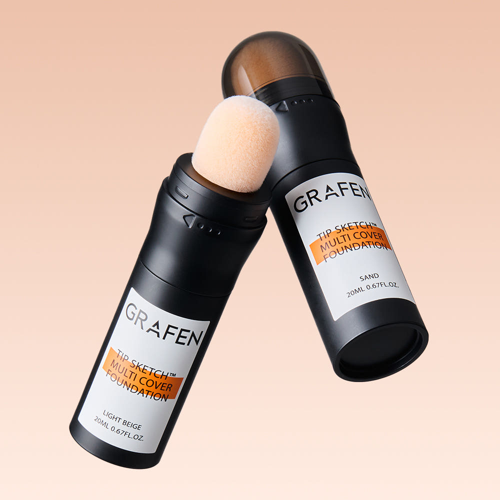 그라펜 GRAFEN 그라펜 팁스케치 리퀴드 커버 파운데이션 SPF50+ PA+++ 23호 샌드 20ml