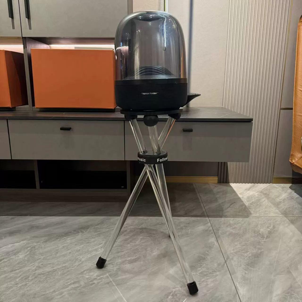 하만카돈 스피커 스탠드 크리스탈 거치대 지원 홀더 크리스탈 4세대 블랙 56cm - 상세 이미지 5