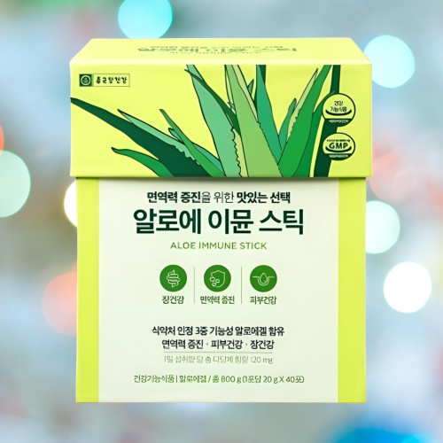 종근당 알로에 이뮨 스틱 벨라 겔 40포X4박스 - 상세 이미지 5