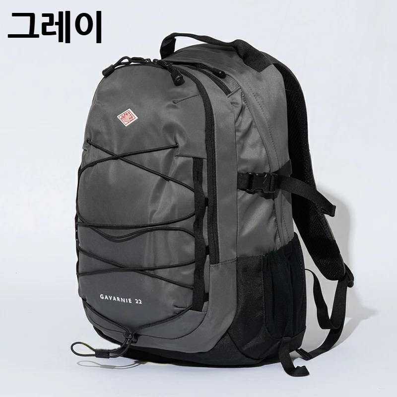 단톤 가바르니 GAVARNIE 22 폴리에스터 트윌 백팩 남녀공용 블랙/화이트 - 상세 이미지 3