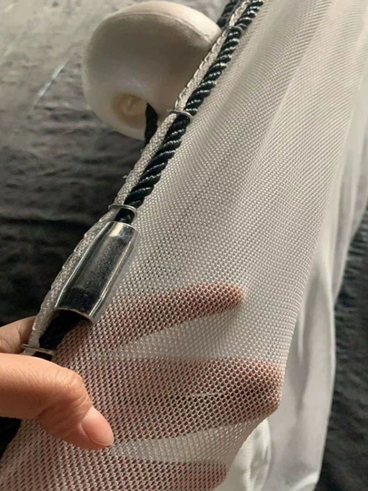 나일론 그물 망 덮개 낙하 자재 적재 울타리 낙하물 메쉬 양식그물 무결점 3mm 노결 망 매제곱 - 상세 이미지 4