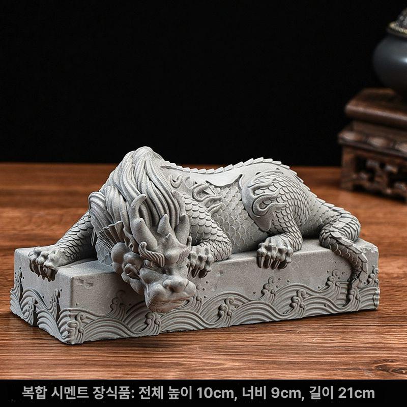수공예 소품 데스크장식 와룡 책상장식 인테리어소품 어항소품 어항꾸미기 책상꾸미기 드래곤 코일 - 상세 이미지 5