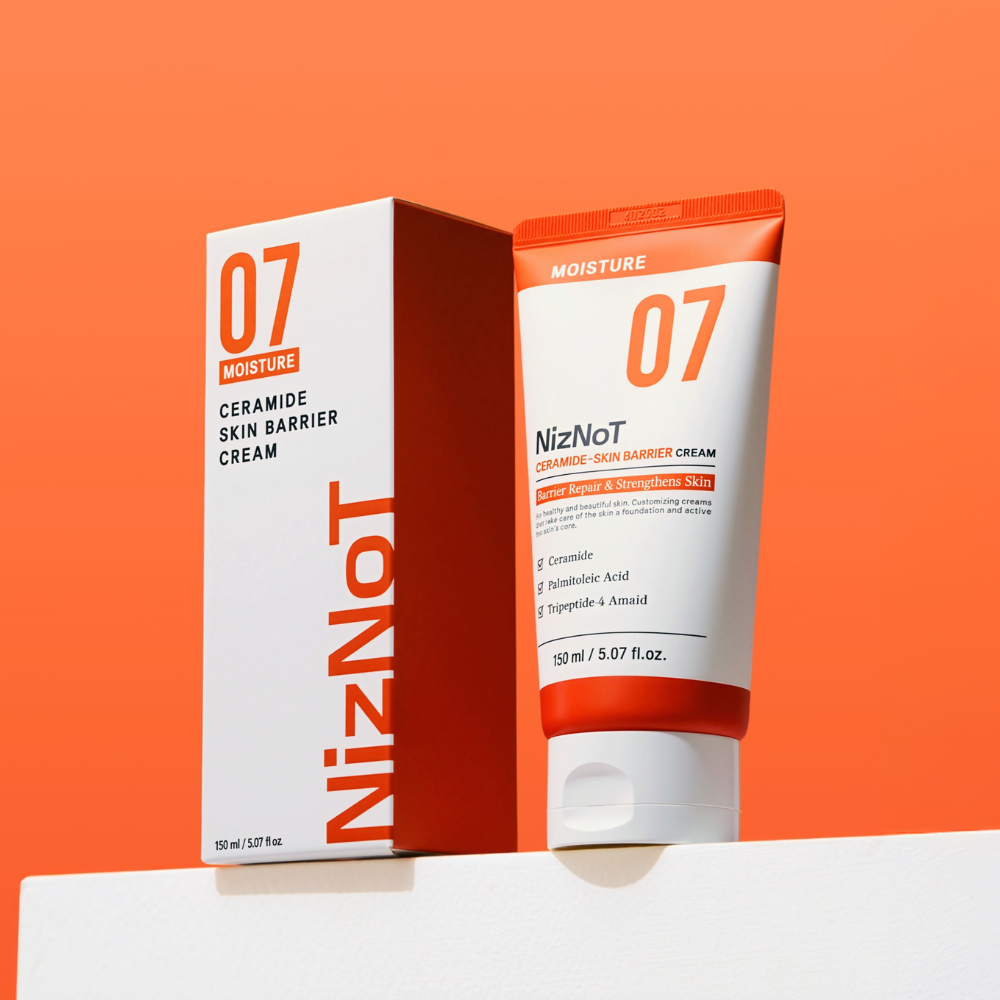 니즈낫 07 세라마이드 스킨베리어 수분장벽 크림 / 민감성 피부장벽 대용량 보습 펩타이드 크림 150ml