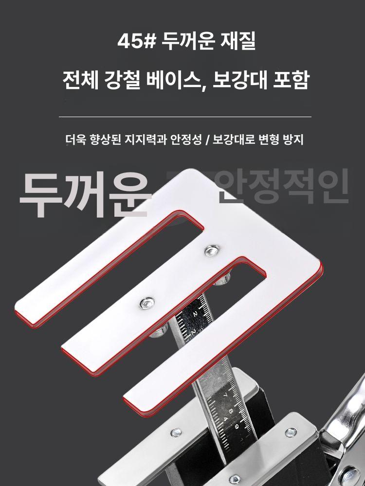 핸드 리프트잭 리프트 트레일러 클램프 지게차 유압 짧은 리프팅 리프터짧은 상판 작키 작기 중장형 12개 세트 - 상세 이미지 5