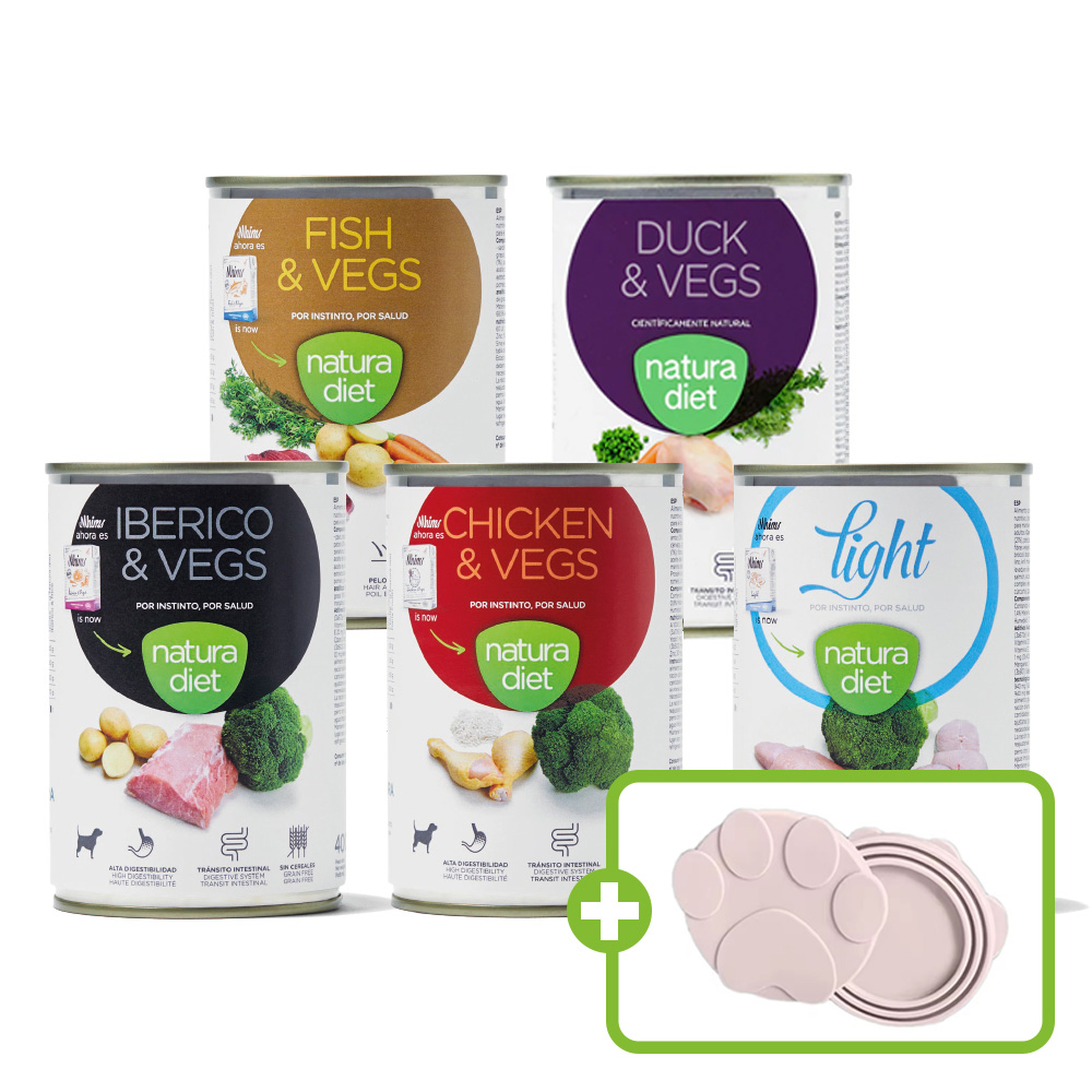 나투라다이어트 습식사료 5종 세트 2kg 샘플팩 강아지캔 습식 저알러지사료 화식 다이어트