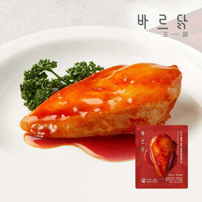 바르닭 소스품은 닭가슴살 양념치킨맛 21팩 - 상품 이미지