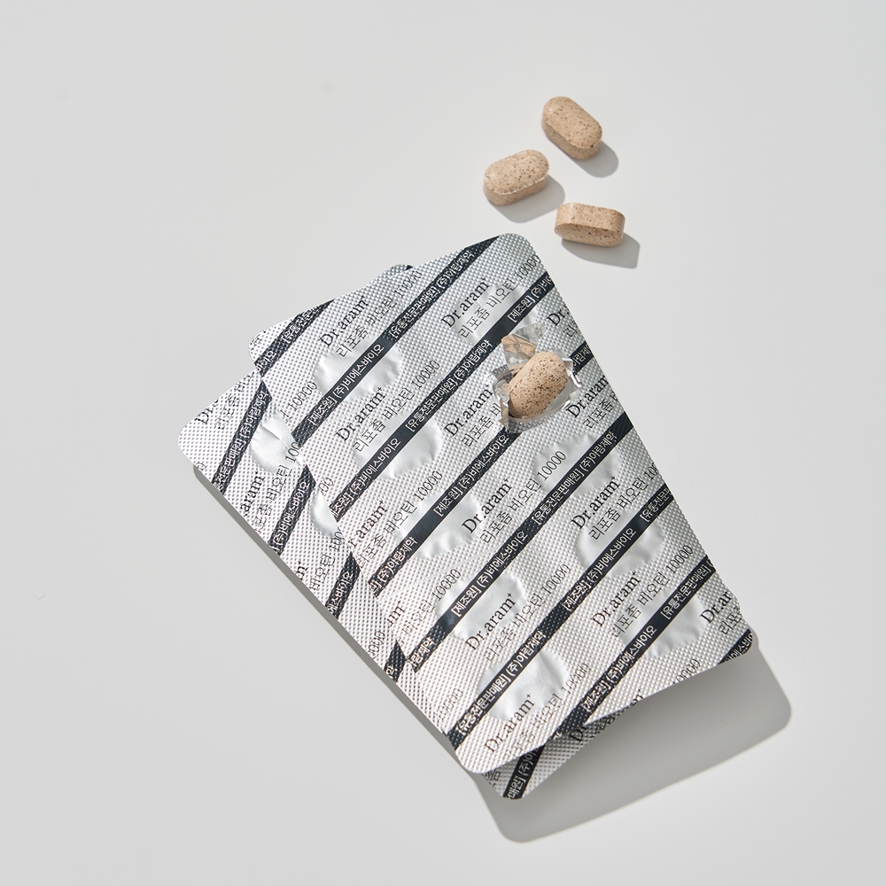 비오틴 리포좀 10000 맥주효모 판토텐산 닥터아람 700mg x 60정 [2개월분] 이미지 6
