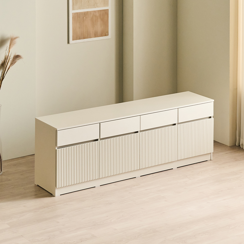 해밀턴 1800 높은거실장 템바보드거실장