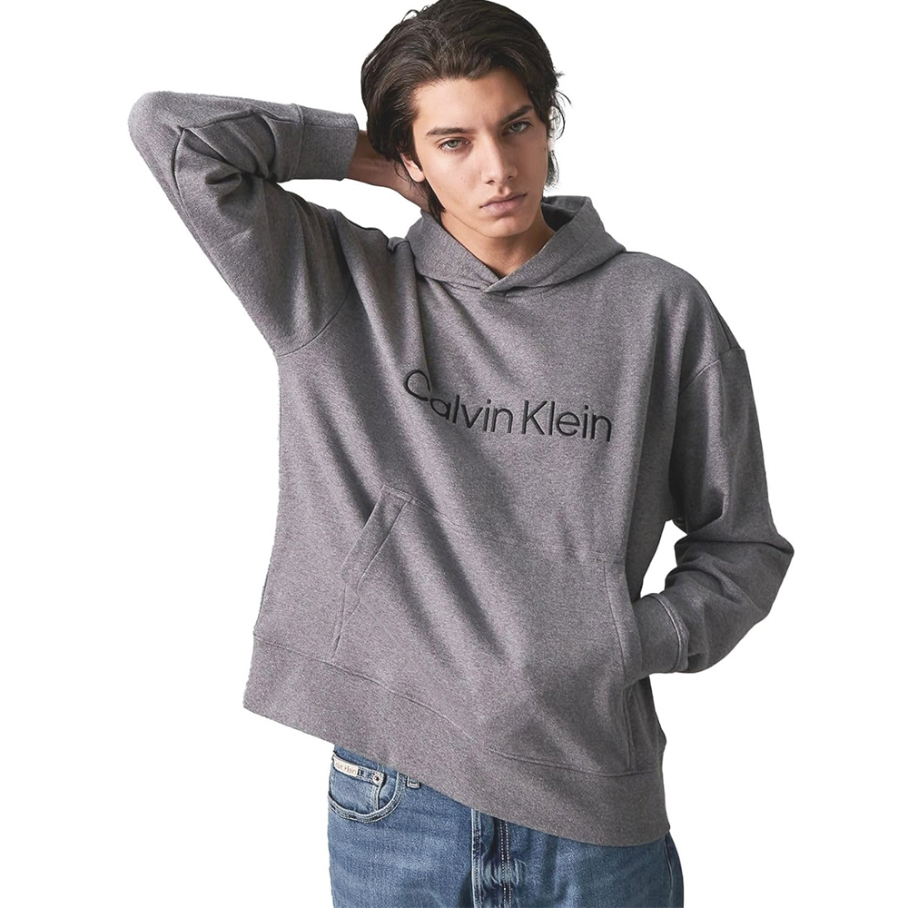 캘빈클라인 남여공용 스탠다드 로고 후드티셔츠