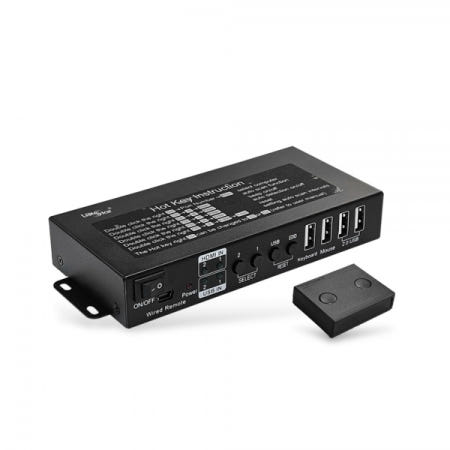 라인업시스템 LANSTAR LS-HDH2KVM 2:1 HDMI KVM 스위치