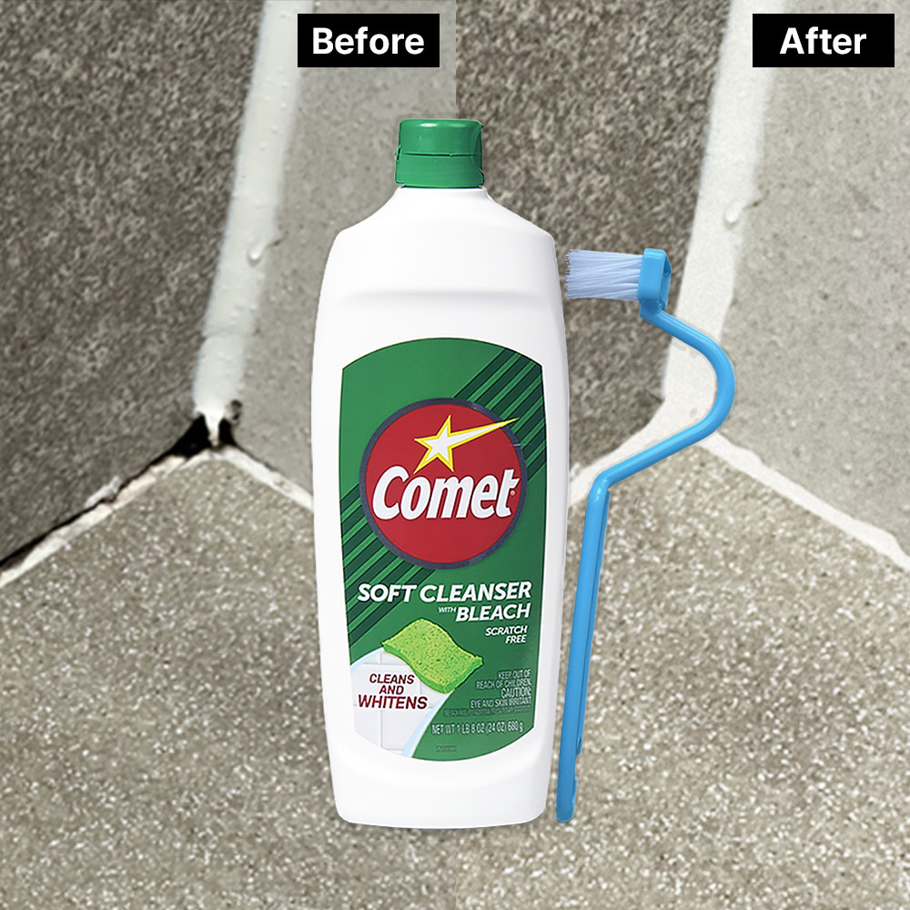 코멧 화장실 청소 세제 타일 줄눈 욕실 물때 찌든때 제거 소프트클렌저 680ml