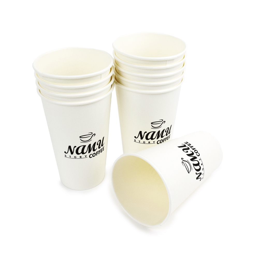 16oz 종이컵 16온스 카페 테이크아웃 커피컵 10개입 - 상세 이미지 5