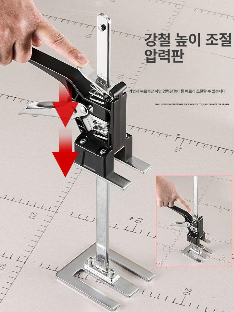핸드 리프트잭 리프트 트레일러 클램프 지게차 유압 짧은 리프팅 리프터짧은 상판 작키 작기 중장형 12개 세트 - 상세 이미지 3