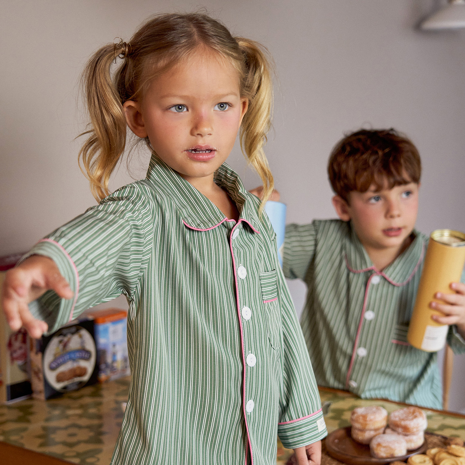 [도씨] 긴팔 키즈 아동 패밀리 잠옷 파자마 세트 9종