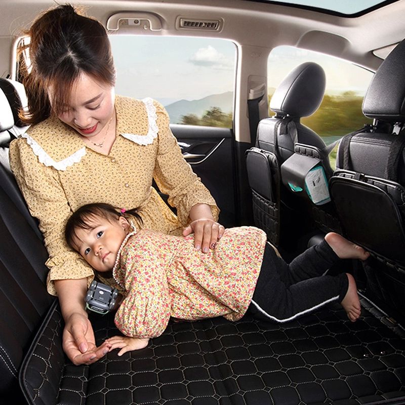 승용차 suv 뒷좌석 평탄화 전좌석 블랙 기본형 접이식 차량용 차박 매트 보드 프리미엄 블랙 A - 상세 이미지 3