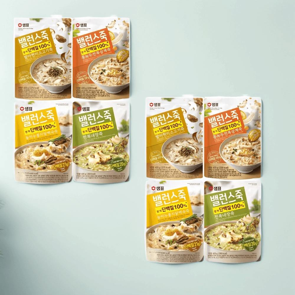 샘표 밸런스죽 420g x 6종 세트 상세사진 2