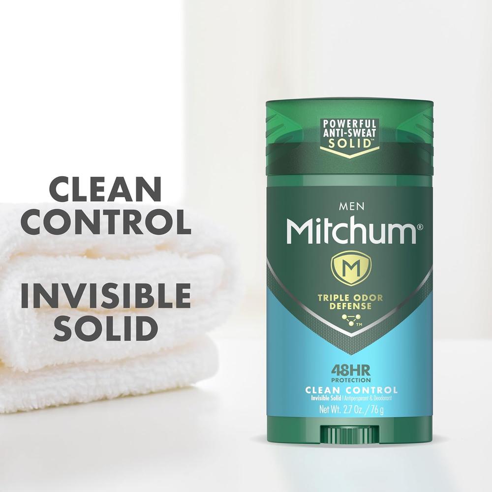Mitchum 데오드란트 Clean Control 맨 스틱 76g (2개) - 상세 이미지 2