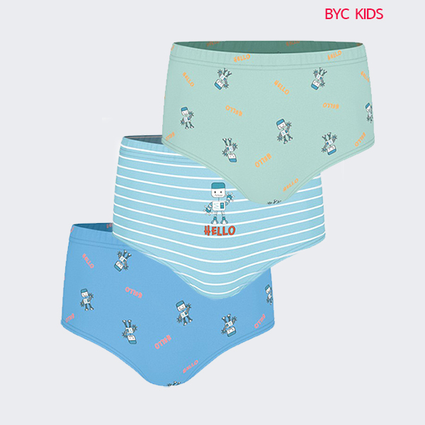 남아사각팬티 BYC 아동팬티 초등남아 면스판 남아동속옷 삼각 (5020) - 상세 이미지 4