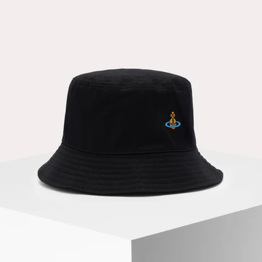 비비안웨스트우드 모자 COTTON TWILL PLAIN 버킷햇 1244952009 - 상세 이미지 4