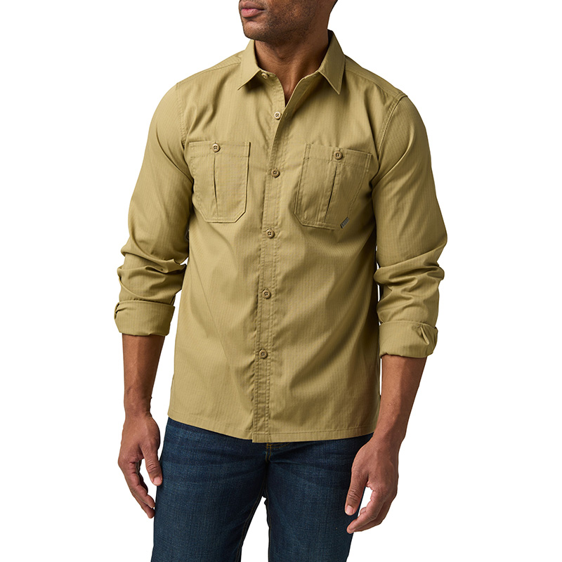 5.11 택티컬 랜드 워크 긴팔 셔츠(엘름우드) - Landen Long Sleeve Work Shirt(Elmwood) - 메인 이미지