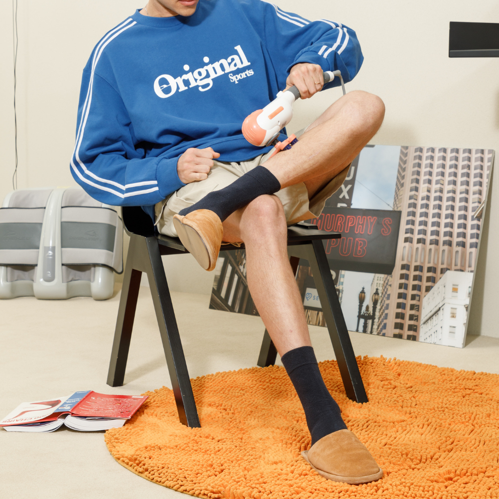 아기다람쥐 V-555 핸드안마기 목 어깨 마사지기 부모님 선물 진동 전동 핸디 안마기