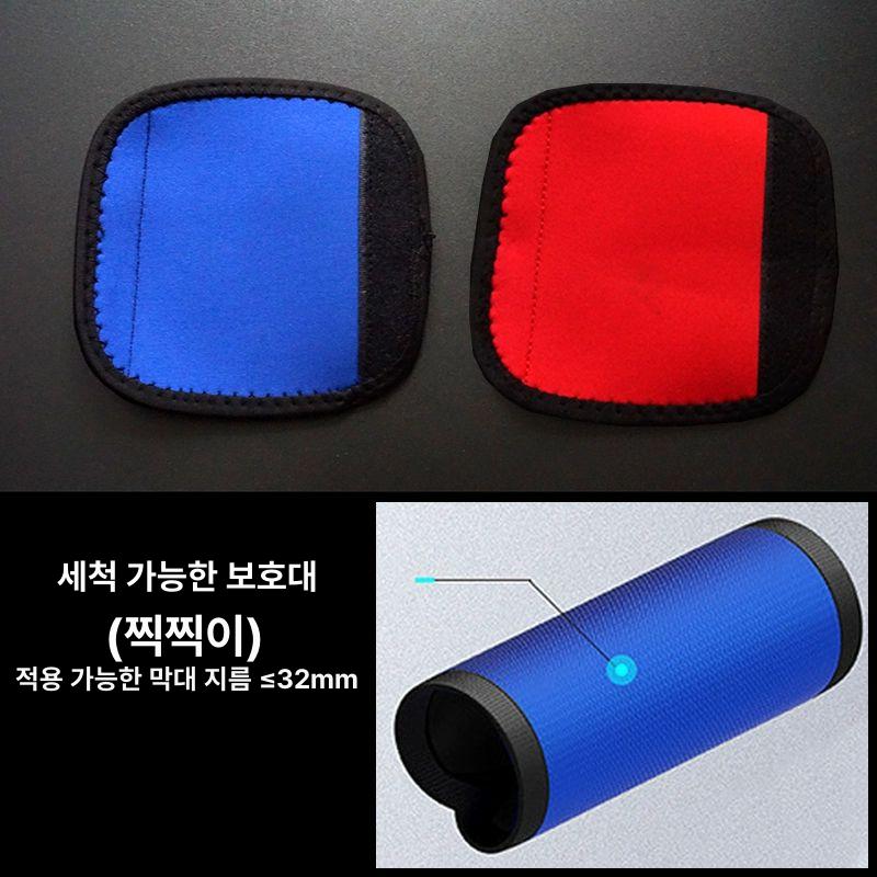 철봉 커버 턱걸이 덤벨 가정용 실내 풀업바 홈트 풀업운동 미끄럼방지 아령 턱걸이운동기구 블루 와이드 2개 직경 32mm - 상세 이미지 3