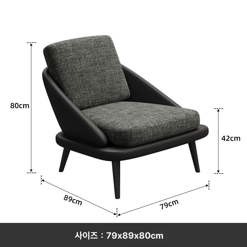 1인쇼파 상담 테이블 의자 세트 호텔 사무실 리셉션 단독 소파 책상의자 사무실의자 카페 이미지 6