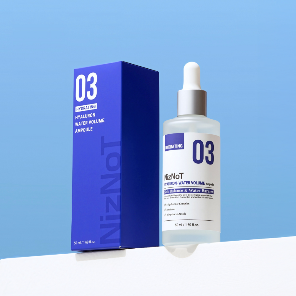 니즈낫 03 히알루론산 판테놀 수분 앰플 / 속건조 보습 장벽 물광  펩타이드 앰플 세럼 50ml
