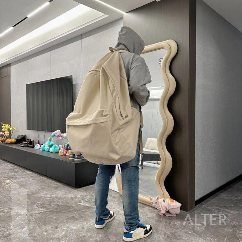 대형 백팩 빅사이즈 가방 여성 컬러 남성 화이트 대형 가방 - 상세 이미지 2