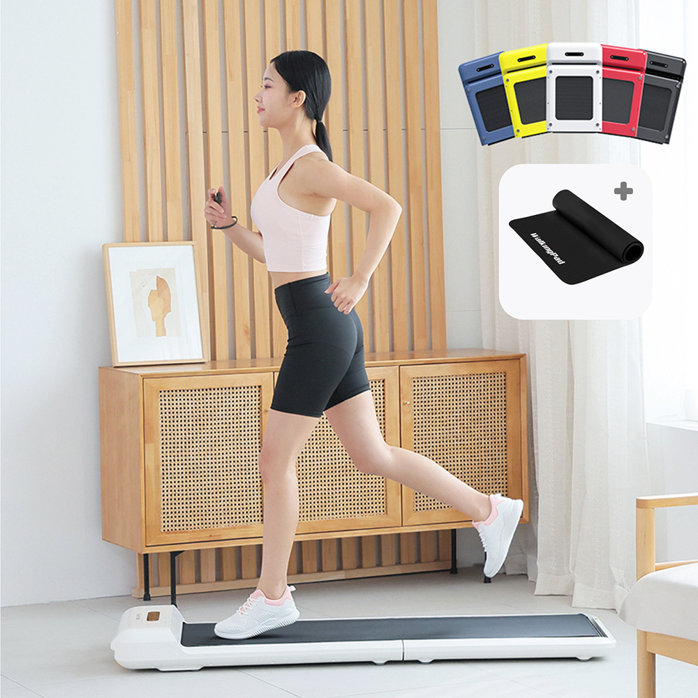 킹스미스 접이식 워킹패드 C2 가정용런닝머신 홈트 실내 운동기구 저소음 워킹머신 화이트