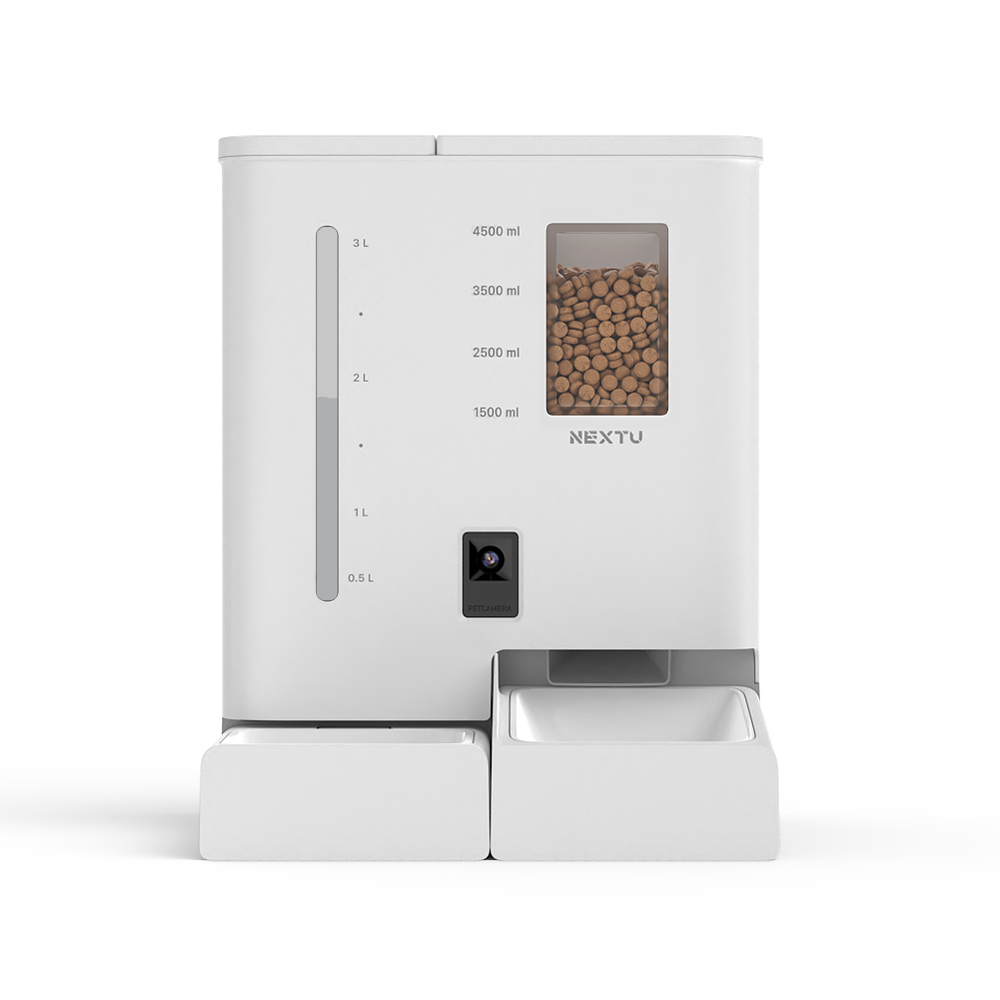 펫지니 강아지 자동급수기 애견 고양이 급식기 5L 앱연동 CCTV 음성지원