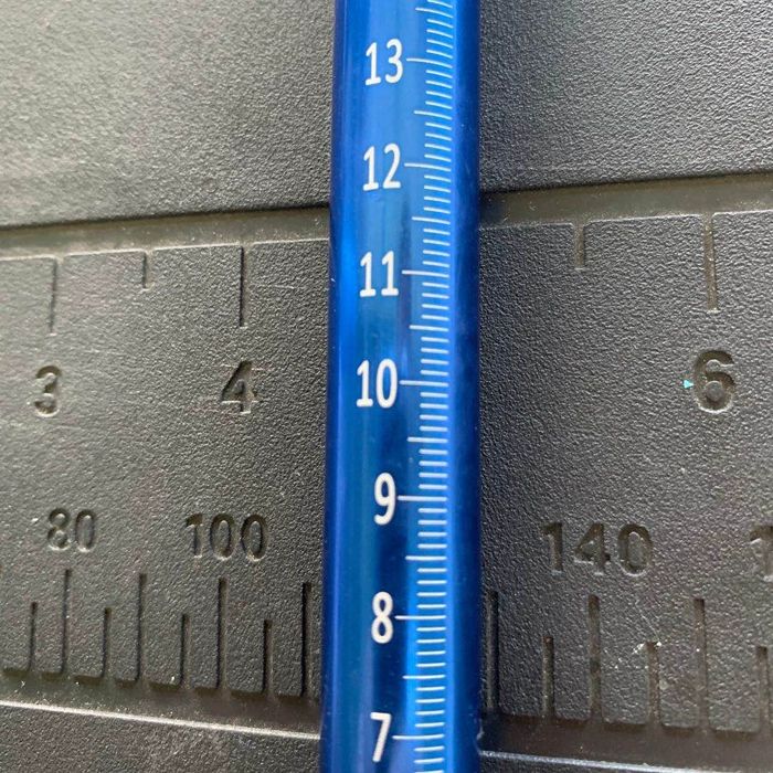 막대자 스테인레스 원통형 눈금자 측량 공업용자 측정 직경 10mm 알루미늄 합금 1m - 상품 이미지