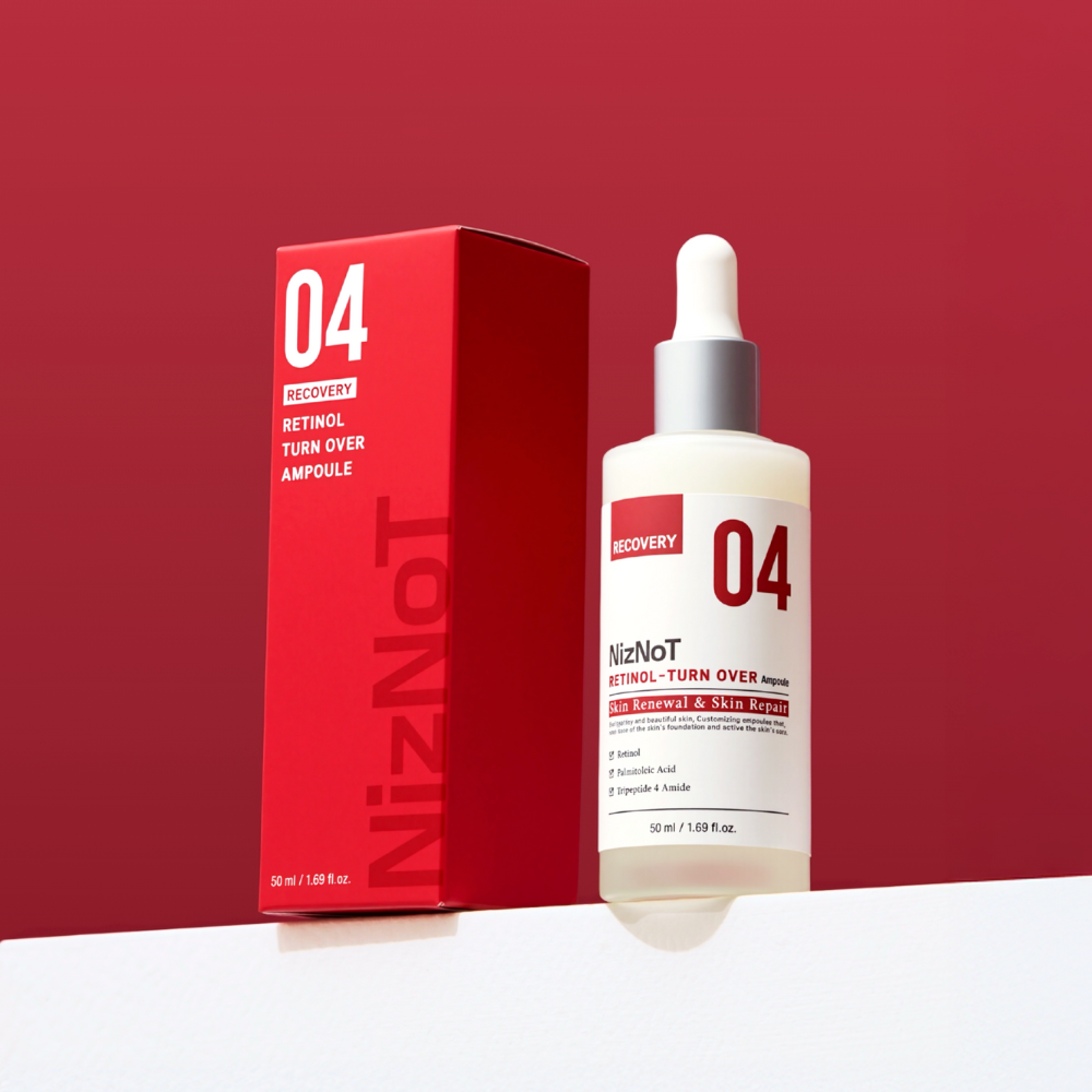 니즈낫 04 레티놀 턴오버 리페어 앰플 / 재생 장벽 밀도 탄력 리포좀 펩타이드 앰플 세럼 50ml