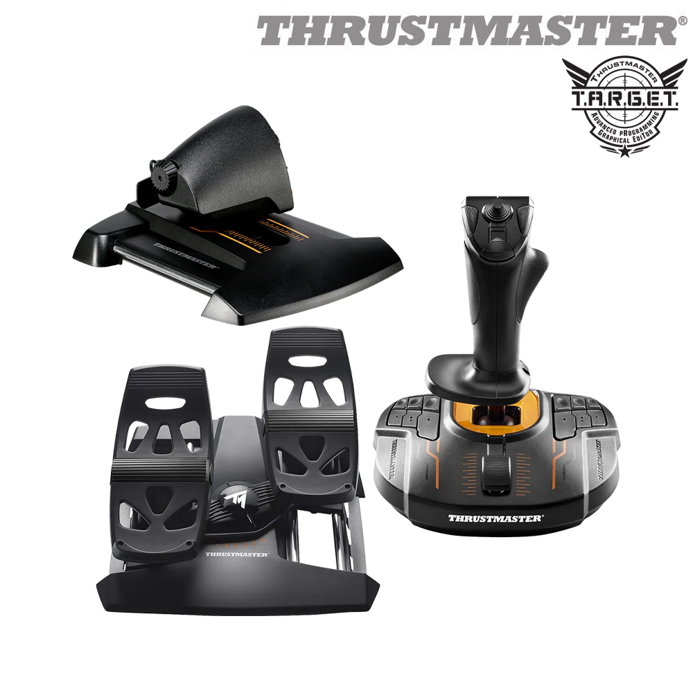 트러스트마스터 T-16000M FCS + TWCS 스로틀 + TFRP 패달 패키지(PC 지원)