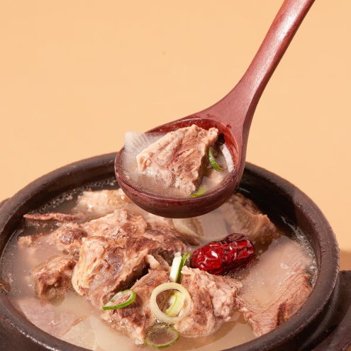해운대암소갈비집 뼈없는 갈비탕 800g 소갈비살 보양식 해장국 - 상세 이미지 3