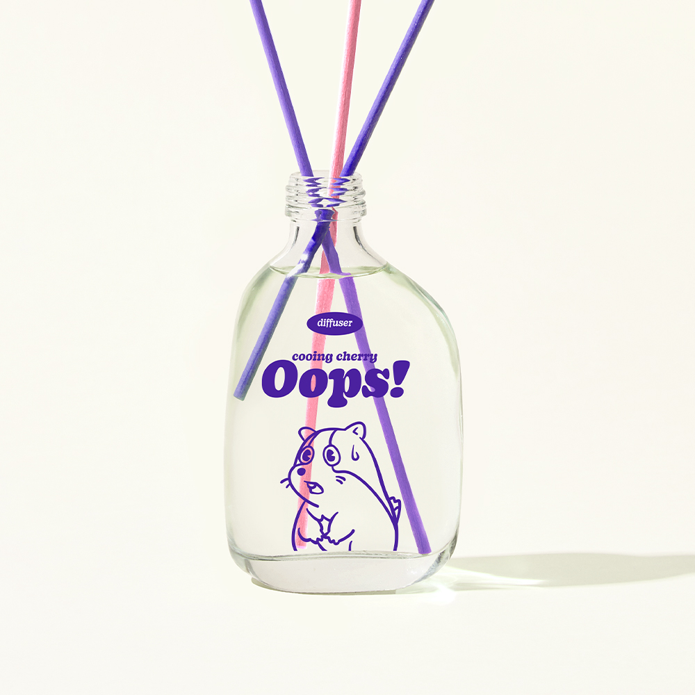 웁스 디퓨저 화장실 실내 인테리어 사무실 방향제 집들이선물 쿠잉체리, 200ml, 1개 - 상품 이미지