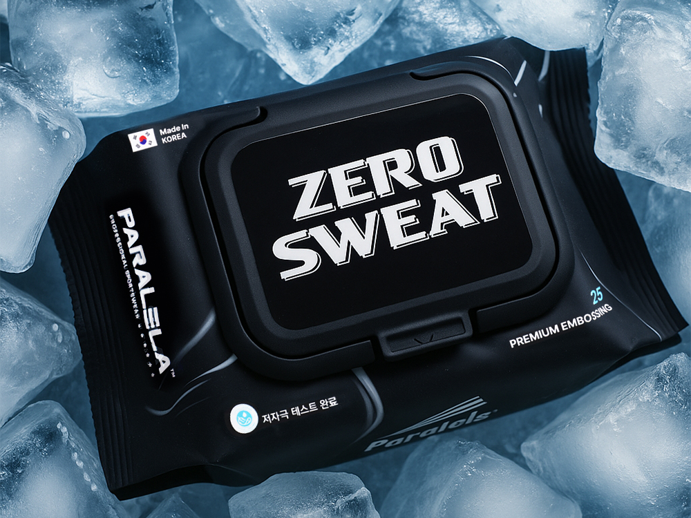 [3+1] 파라렐라 제로스웻 스포츠 캠핑 쿨링 물티슈