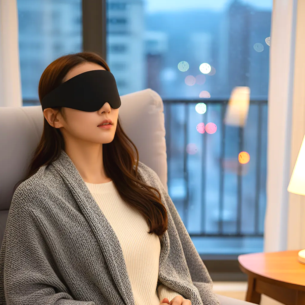 이븐리슬립 슬림핏 수면안대 암막 숙면 수면 눈 안대 가리개 아이마스크 - 상세 이미지 5
