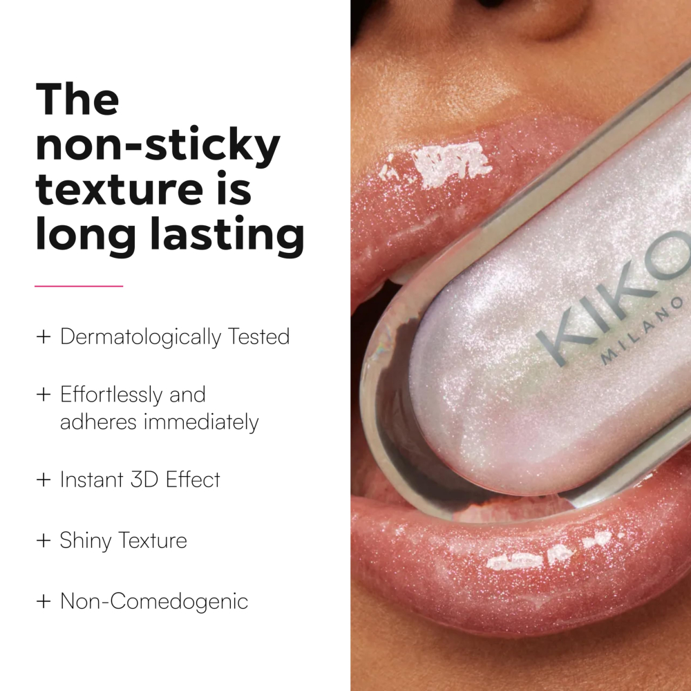 키코 밀라노 3D 하이드라 립글로스 07 Pink Magnolia - 상세 이미지 3