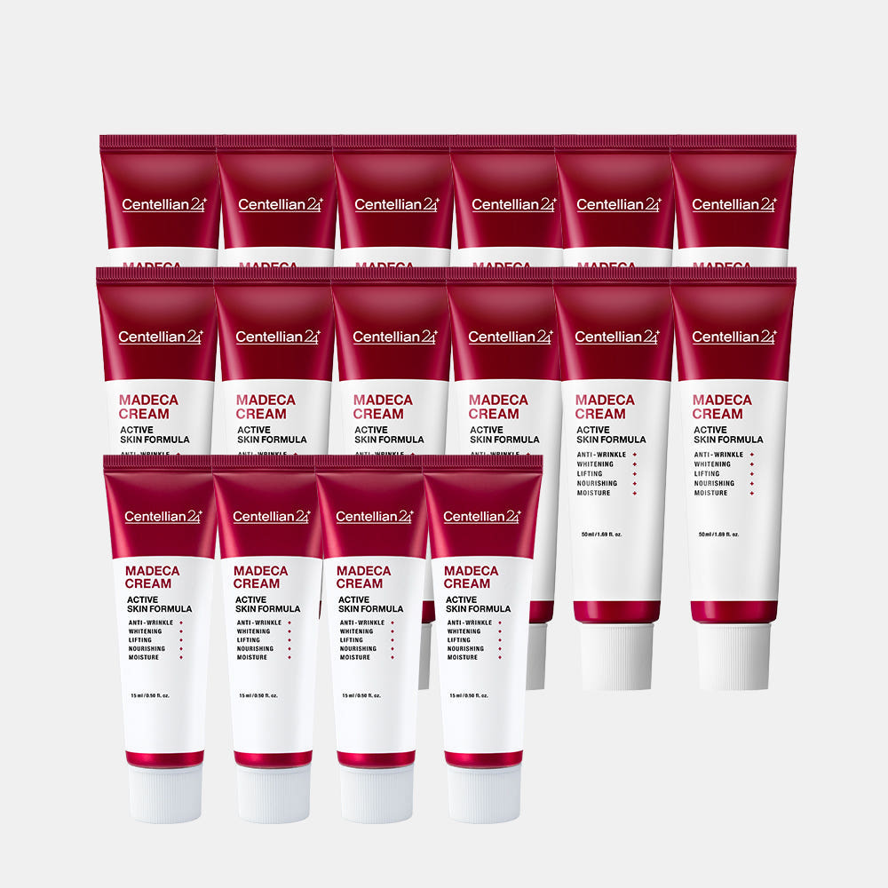 동국제약 센텔리안24 마데카크림액티브스킨포뮬러 50ml 12개+15ml 4개/ 병풀크림 시카 테카(TECA) 주름개선 수분 보습 기미완화 안티에이징 탄력에 도움 이미지 4