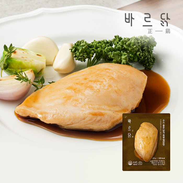 바르닭 소스품은 닭가슴살 찜닭맛 21팩 - 상품 이미지