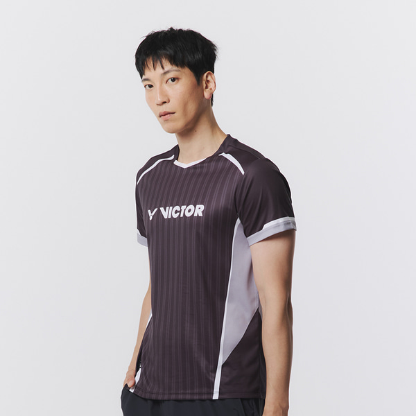 빅터 VICTOR 남성 반팔 티셔츠 VT25CGW023M 배드민턴 탁구 스쿼시 스포츠웨어 - 상품 이미지