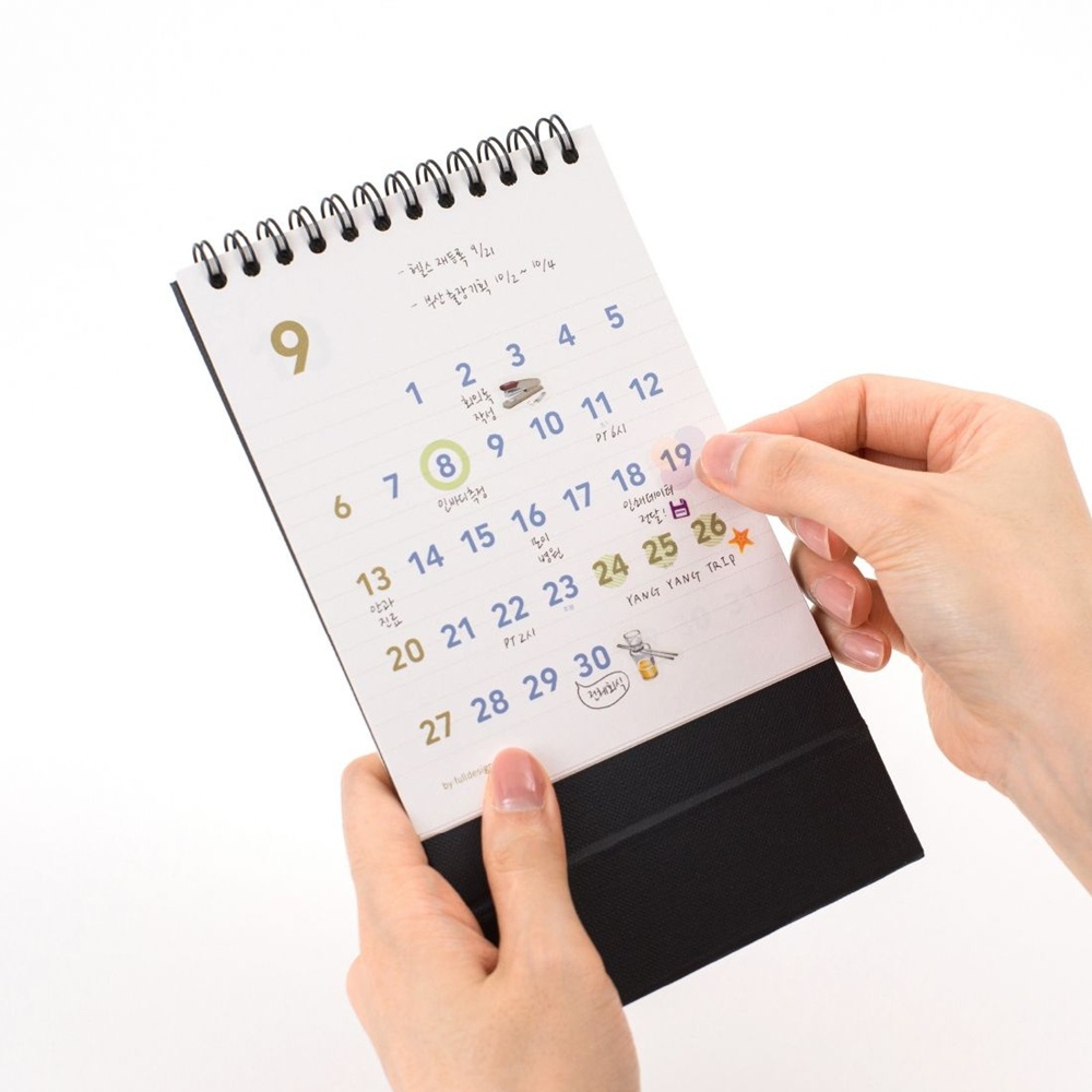 2026년 미니 탁상 달력 2026 작은 책상 달력 26년 데스크캘린더 바이풀 - 상세 이미지 4
