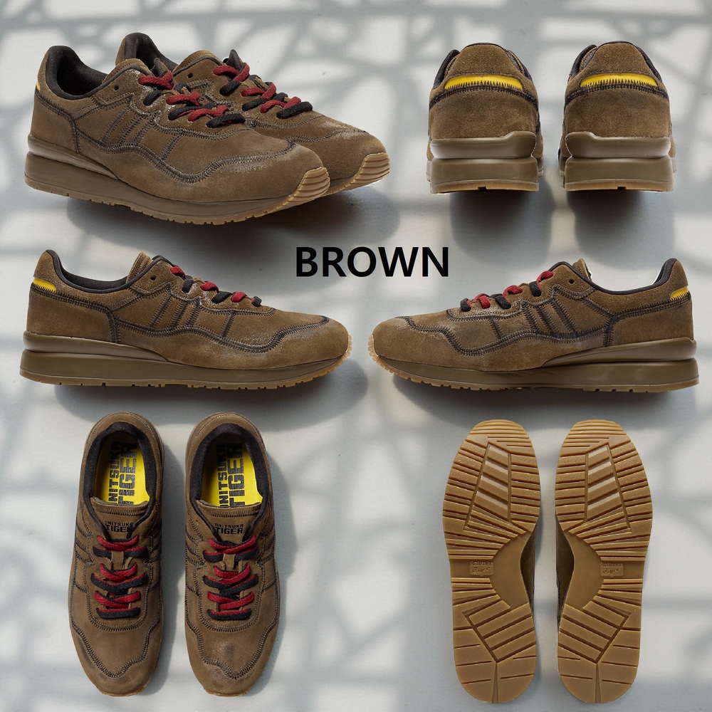 오니츠카타이거 타이거 앨리 스티치 여성 스니커즈 1183C447 BROWN 245 - 상세 이미지 3