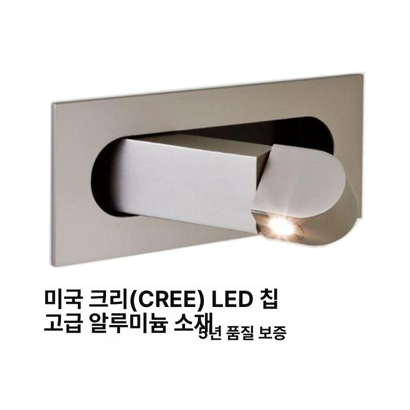 매립형 호텔 조명 수유 헤더 벽등 수면등 침실 복도 인테리어 하얀색 객실 따뜻한 수유등 화이트 - 상세 이미지 5