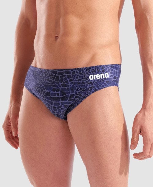아레나 Snakeskin Swim Brief 이미지 6