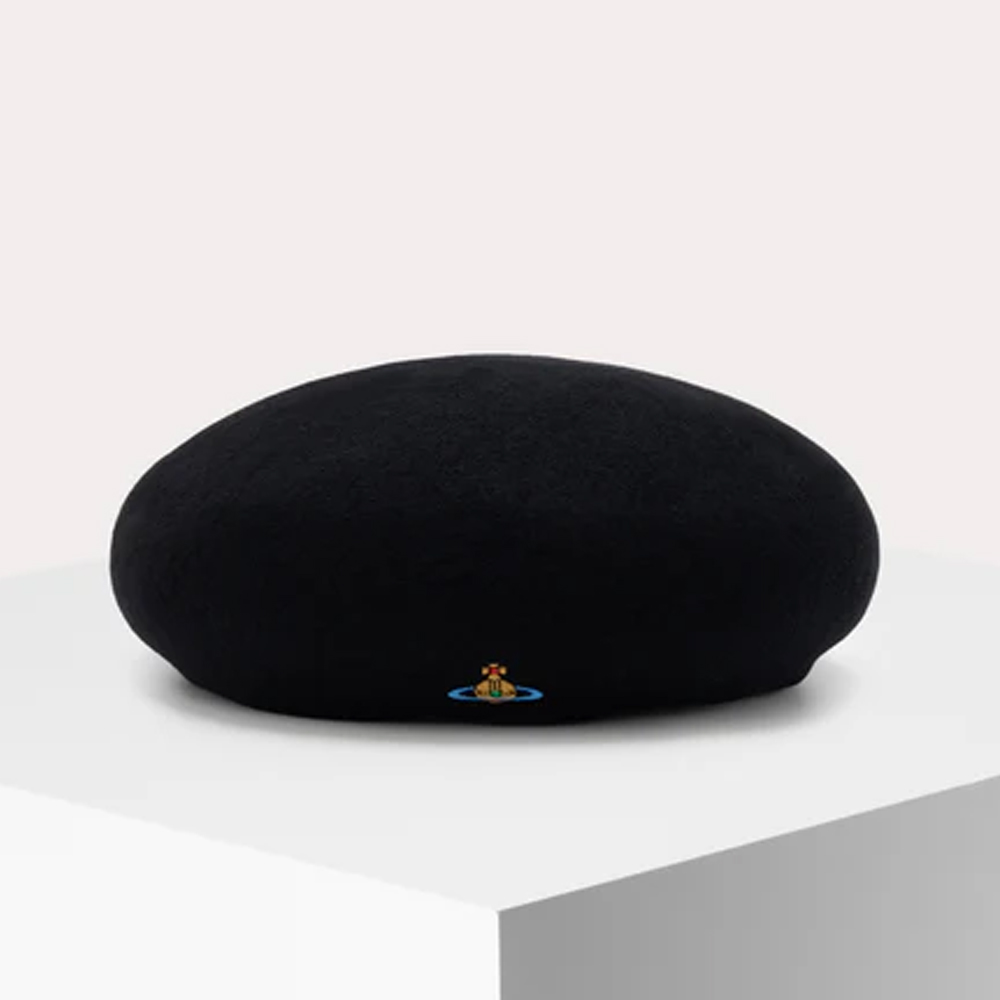 비비안웨스트우드 모자 원포인트 ORB 베레모 1344952013 - 상세 이미지 2