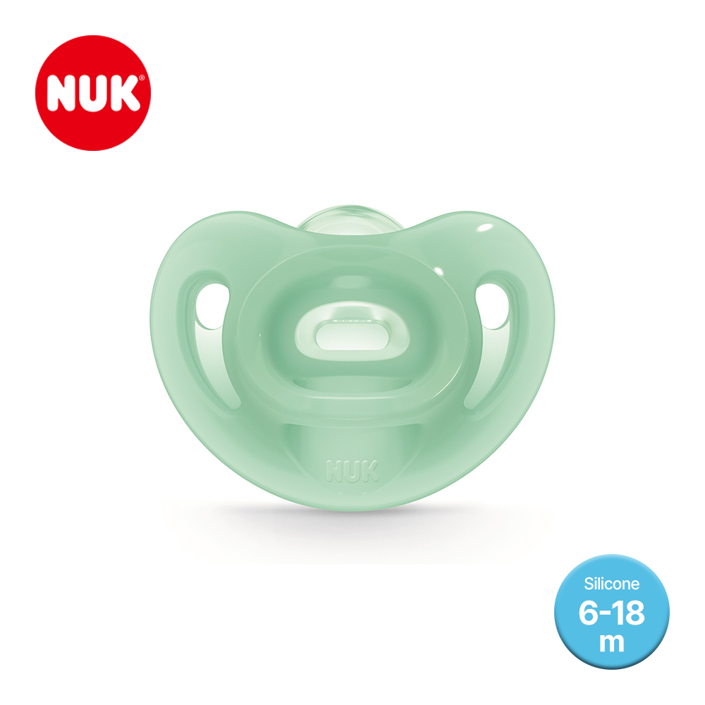 누크 센서티브 올실리콘 쪽쪽이 1개입 S2 (6-18개월), 그린