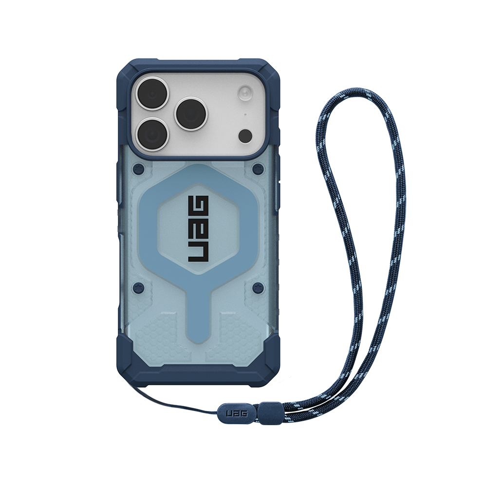 UAG 패스파인더 맥세이프 케이스 + 휴대폰 스트랩 번들 블루, 아이폰17 프로 - 상품 이미지
