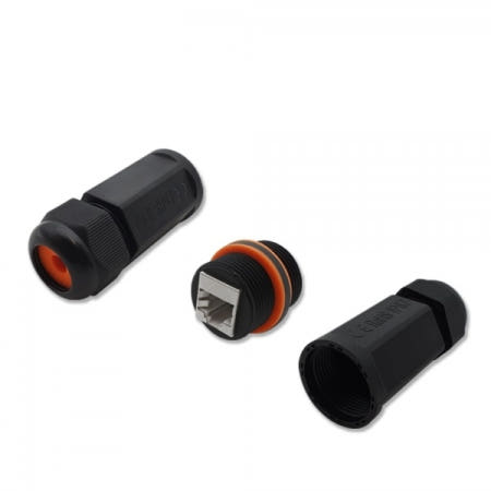 라인업시스템 라인업시스템 LS-WPCOP-C6A CAT.6A FTP 방수용 랜 커플러